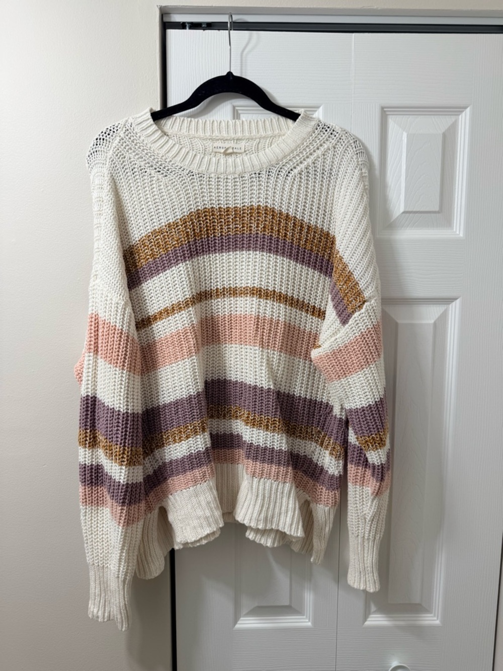 Aeropostale Striped Knit Sweater Medium
